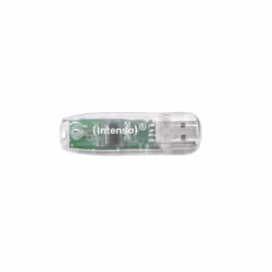 Intenso Rainbow Line, 32 Go, USB Type-A, 2.0, 28 Mo/s, Casquette, Transparent