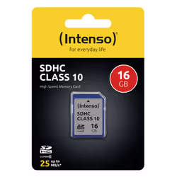 Intenso 3411470 mémoire flash 16 Go SDHC Classe 10