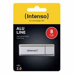 Intenso Alu Line lecteur USB flash 8 Go USB Type-A 2.0 Argent