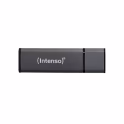 Intenso Alu Line, 64 Go, USB Type-A, 2.0, 28 Mo/s, Casquette, Anthracite