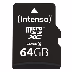 Intenso 64GB MicroSDHC 64 Go MicroSDXC Classe 10