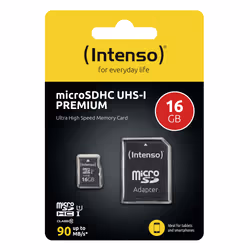 Intenso 16 GB microSDHC 16 Go UHS-I Classe 10 - Vue supplémentaire 4