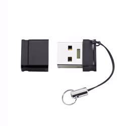 Intenso Slim Line, 8 Go, USB Type-A, 3.2 Gen 1 (3.1 Gen 1), 100 Mo/s, Casquette, Noir