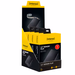 Intenso 2.5" Memory Play USB 3.0 1 TB disque dur externe 1 To Noir - Vue supplémentaire 7