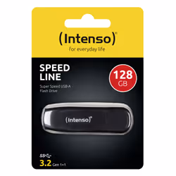 Intenso Speed Line lecteur USB flash 128 Go USB Type-A 3.2 Gen 1 (3.1 Gen 1) Noir