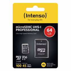 Intenso 3433490 mémoire flash 64 Go MicroSDXC UHS-I Classe 10 - Vue supplémentaire 4