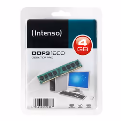 Intenso 5631150 module de mémoire 4 Go 1 x 4 Go DDR3 1600 MHz