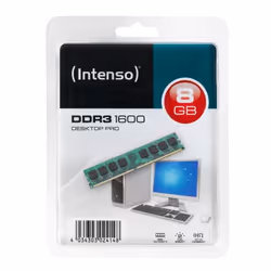 Intenso 5631160 module de mémoire 8 Go 1 x 8 Go DDR3 1600 MHz