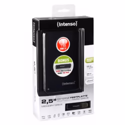 Intenso 6023670 disque dur externe 1 To Noir