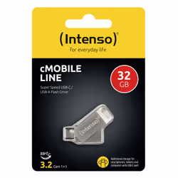 Intenso cMobile Line lecteur USB flash 32 Go USB Type-A / USB Type-C 3.2 Gen 1 (3.1 Gen 1) Argent - Vue supplémentaire 8