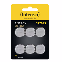 Intenso CR 2025 Energy 6er Blister - CR2025 - 160 mAh Batterie à usage unique Lithium-Manganese Dioxide (LiMnO2)
