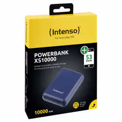 Intenso XS10000 Lithium Polymère (LiPo) 10000 mAh Bleu