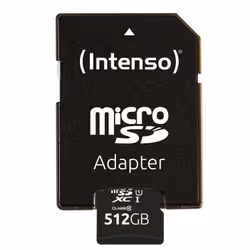 Intenso microSD Karte UHS-I Premium 512 Go Classe 10 - Vue supplémentaire 4