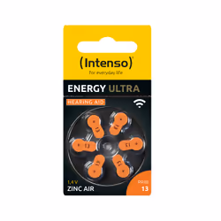 Intenso A13 Energy Hörgeraete Batterie 6er Blister - Batterie - 230 mAh Batterie à usage unique 13 Zinc-Air