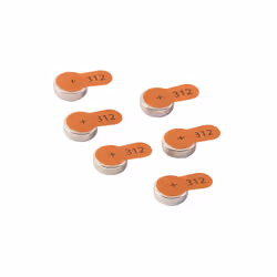Intenso A312 Energy Hörgeraete Batterie 6er Blister - Batterie - 148 mAh, Batterie à usage unique, Zinc-Air, 1,45 V, 6 pièce( ...