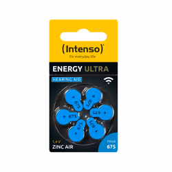 Intenso Energy Hearing Aid A675 Batterie à usage unique 675 Zinc-Air