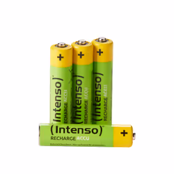 Intenso HR03 NiMH Energy Eco 1000mAh 4er Blister - Micro (AAA) - 1.000 mAh, Batterie rechargeable, AAA, Hybrides nickel-métal ...