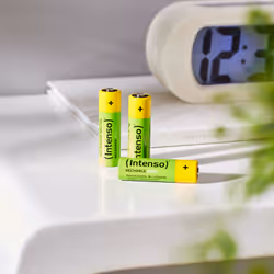 Intenso HR6 NiMH Energy Eco 2100mAh 4er Blister - Mignon (AA) - 2.100 mAh Batterie rechargeable Hybrides nickel-métal (NiMH) - Vue supplémentaire 3
