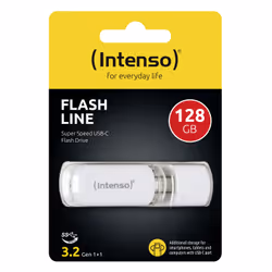Intenso Flash Line lecteur USB flash 128 Go USB Type-C 3.2 Gen 1 (3.1 Gen 1) Blanc - Vue supplémentaire 5
