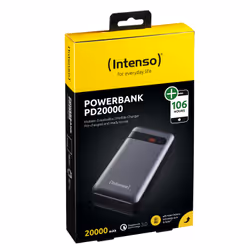Intenso PD20000 Power Delivery Lithium Polymère (LiPo) 20000 mAh Anthracite
