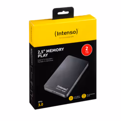 Intenso Festplatte 2TB USB 3.0 6.35cm 2.5'' schwarz - Festplatte - 2,5\" disque dur externe 2 To Noir