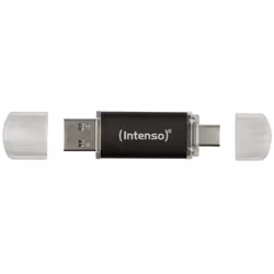 Intenso 3539480, 32 Go, USB Type-A / USB Type-C, 3.2 Gen 1 (3.1 Gen 1), 70 Mo/s, Casquette, Anthracite