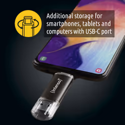 Intenso 3539490 lecteur USB flash 64 Go USB Type-A / USB Type-C 3.2 Gen 1 (3.1 Gen 1) Anthracite - Vue supplémentaire 6