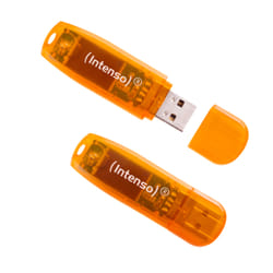 Intenso Rainbow Line 64GB Orange 2er lecteur USB flash 64 Go USB Type-A 2.0