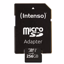 Intenso microSD 256 GB UHS-I Perf CL10| Performance 256 Go Classe 10 - Vue supplémentaire 4
