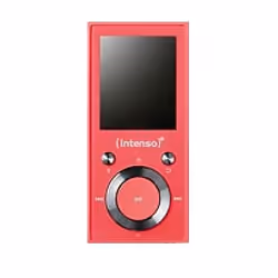 Intenso Video Scooter BT, Lecteur MP3, 16 Go, LCM, USB 2.0, Rose, Casque audio