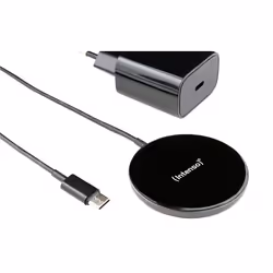 Intenso MB1, Intérieure, USB, 12 V, Recharge sans fil, 1,5 m, Noir