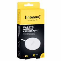 Intenso MW1 Smartphone Blanc USB Recharge sans fil Charge rapide Intérieure