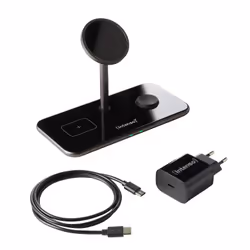 Intenso MB13, Intérieure, USB, Recharge sans fil, 1,5 m, Noir