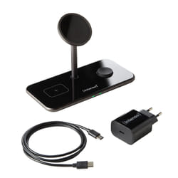 Intenso MB13 Écouteurs, Smartphone, Smartwatch Noir USB Recharge sans fil Charge rapide Intérieure