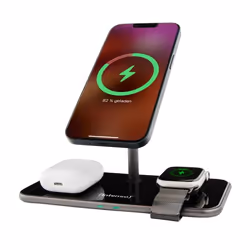 Intenso MB13 Écouteurs, Smartphone, Smartwatch Noir USB Recharge sans fil Charge rapide Intérieure