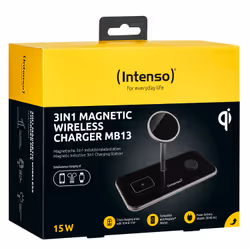 Intenso MB13 Écouteurs, Smartphone, Smartwatch Noir USB Recharge sans fil Charge rapide Intérieure - Vue supplémentaire 4