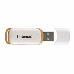 Intenso Green Line, 128 Go, USB Type-A, 3.2 Gen 1 (3.1 Gen 1), Casquette, 6 g, Beige, Marron