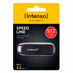Intenso Speed Line lecteur USB flash 512 Go USB Type-A 3.2 Gen 1 (3.1 Gen 1) Noir