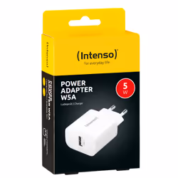 Intenso 1x USB-A Adapter weiß Universel Blanc Secteur Intérieure