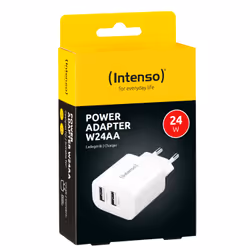Intenso POWER ADAPTER 2XUSB-A/7802412 Universel Blanc Secteur Intérieure