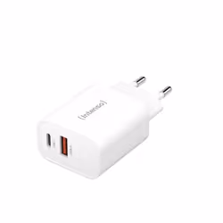 Intenso POWER ADAPTER USB-A/USB-C/7803012, Intérieure, Secteur, 20 V, Blanc