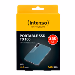 Intenso Lesen/Schreiben bis zu 500 MB/s/250GB 250 Go Bleu, Gris