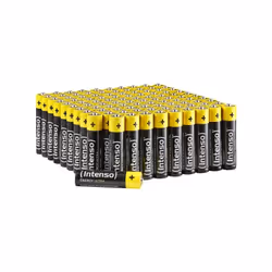 Intenso 7501511, Batterie à usage unique, AAA, Alcaline, 1,5 V, 100 pièce(s), 1250 mAh