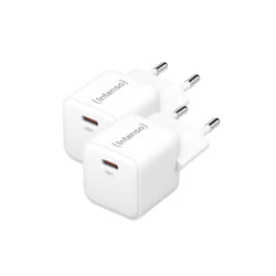 Intenso 7803032 chargeur d'appareils mobiles Chargeur électrique, Tablette, téléphone, Universel Blanc Secteur Charge rapide Intérieure