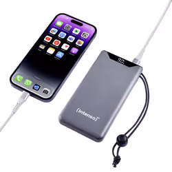 Intenso 7332034 banque d'alimentation électrique Lithium Polymère (LiPo) 10000 mAh Gris - Vue supplémentaire 5