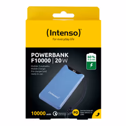 Intenso 7332035 banque d'alimentation électrique Lithium Polymère (LiPo) 10000 mAh Bleu