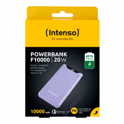 Intenso 7332033 banque d'alimentation électrique Lithium Polymère (LiPo) 10000 mAh Violet