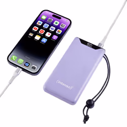 Intenso 7332033 banque d'alimentation électrique Lithium Polymère (LiPo) 10000 mAh Violet - Vue supplémentaire 5