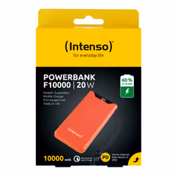 Intenso 7332038 banque d'alimentation électrique Lithium Polymère (LiPo) 10000 mAh Orange
