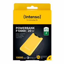 Intenso 7332039 banque d'alimentation électrique Lithium Polymère (LiPo) 10000 mAh Jaune - Vue supplémentaire 2